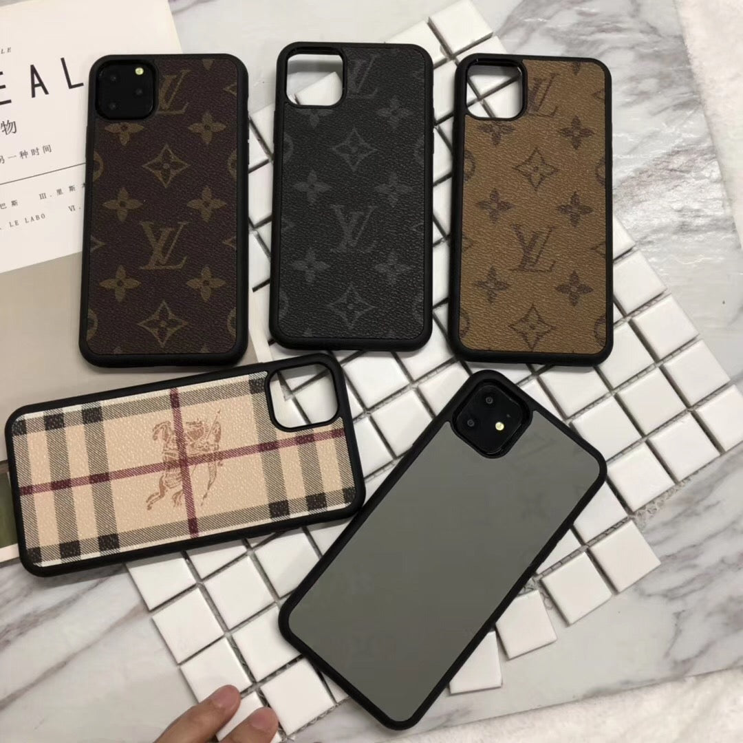 LUXURY LV LOUIS VUITTON SUPREME BURBERRY PHONE CASE FOR IPHONE 13 12 MINI PRO  MAX - For iPhone 12 Min…
