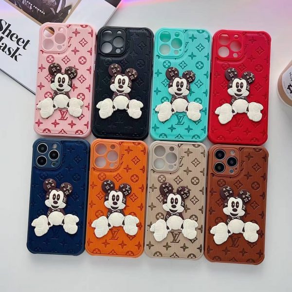 Mickey Mouse & Louis Vuitton Stylish Designer Case for iPhone