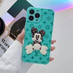 iPhone case featuring Mickey Mouse and Louis Vuitton collaboration