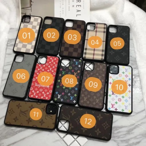 LUXURY LV LOUIS VUITTON SUPREME BURBERRY PHONE CASE FOR IPHONE 13 12 MINI  PRO MAX - For iPhone 13 /…