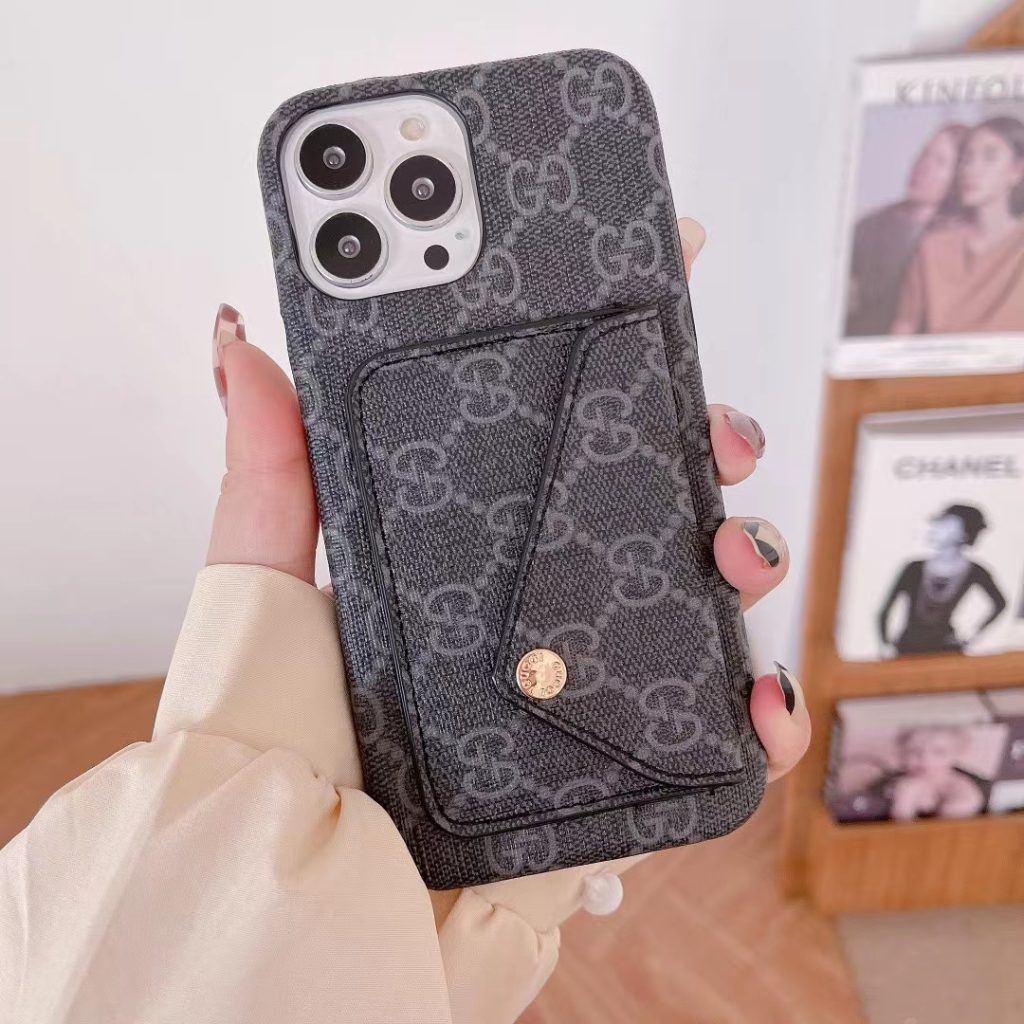 GUCCI LUXURY IPHONE CASE WITH CARD HOLDER | AnyCases