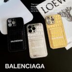 Balenciaga iPhone Case with Card Pocket – Sleek and stylish iPhone case featuring a convenient card pocket for on-the-go essentials.