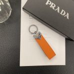 Luxurious Prada Logo Keychain for a touch of elegance