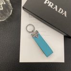 Sleek Prada Signature Keychain, a statement of refined taste.