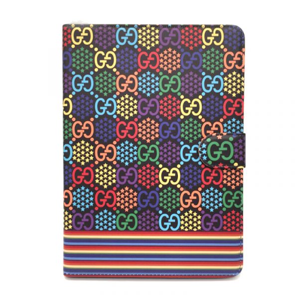 Luxury Gucci Psychedelic iPad Case with Vibrant Design