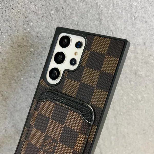 LV & GG Luxury Samsung Case with Card Holder