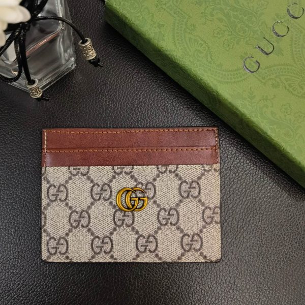 Gucci luxury wallet with multiple card slots