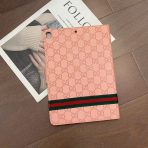 Gucci iPad Case with Signature Stripe in black and pink