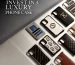 Luxury phone cases arranged stylishly with text overlay 'Top 5 Reasons to Invest in a Luxury Phone Case.' The cases feature premium materials like leather and metal, showcasing elegant monogram designs and unique patterns in black, brown, and beige, reflecting high-end style and quality.