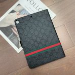 Luxury Gucci iPad Case featuring monogram and signature stripe