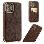 High-end Michael Kors iPhone Case with classic monogram and card holder