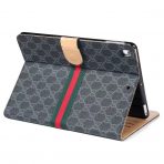 High-end Gucci iPad Case with iconic monogram and stripe design