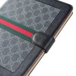 Gucci iPad Case with signature monogram and stripe design