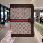 Gucci Monogram iPad Case with Signature Stripe for daily use